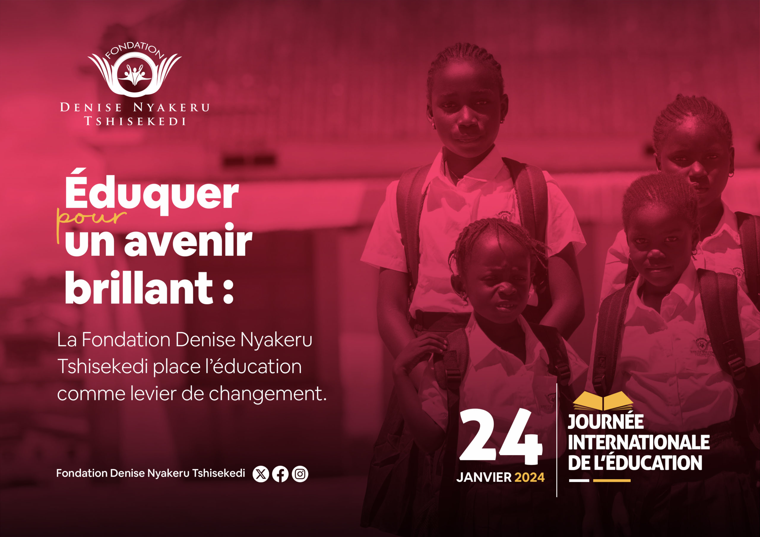 Fondation Denise Nyakeru Tshisekedi - Éduquer pour un avenir brillant